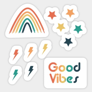 Rainbow aesthetic Sticker